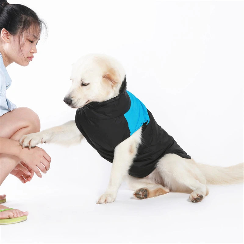 Winter Pet Dog Clothes Warm Big Dog Coat Puppy Clothing Waterproof Pet Vest Jacket For Small Medium Large Dogs Golden Retriever