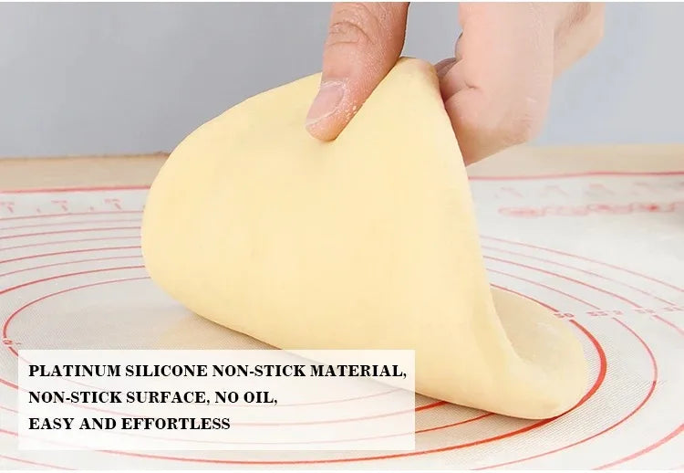 Silicone Baking Mat Kneading Pad Dough Mat Pizza Cake Dough Maker Kitchen Cooking Grill Non-Stick Gadgets Bakeware Pastry Mat