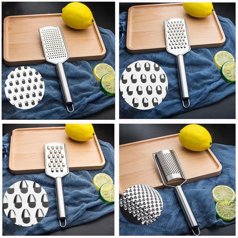 Stainless Steel Handheld Cheese Grater Multi-PurposeKitchen Food Graters for Chocolate Butter Fruit Vegetable Kitchen Items