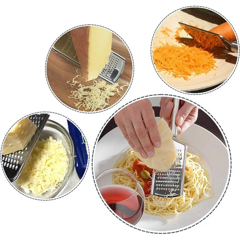 Stainless Steel Handheld Cheese Grater Multi-PurposeKitchen Food Graters for Chocolate Butter Fruit Vegetable Kitchen Items