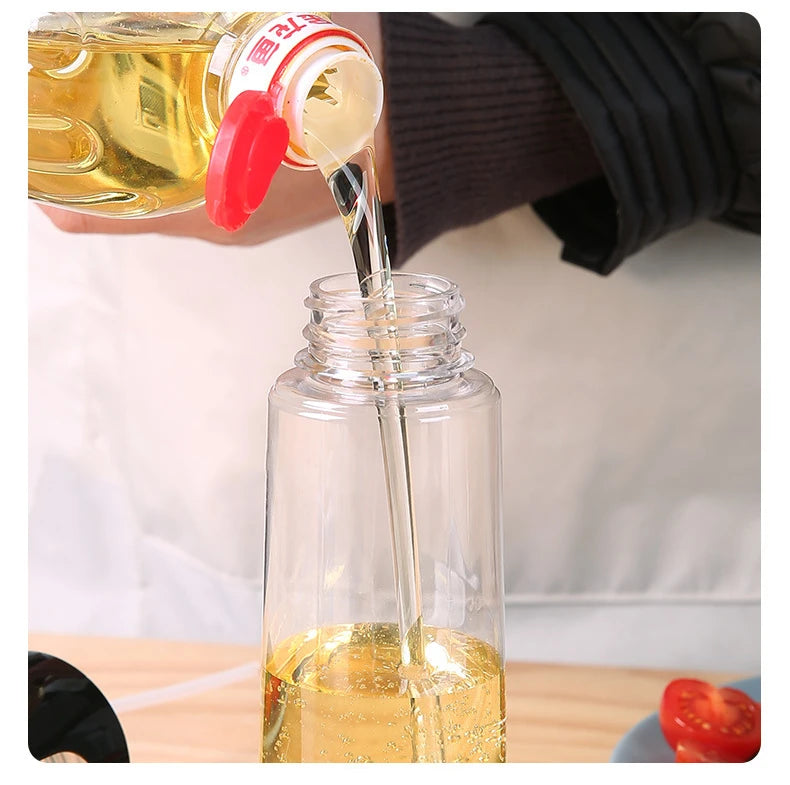 200/300/500ML Black /White Transparent Kitchen Oil Bottle Cooking Oil Spray OliveOil Bottle Fitness Barbecue Spray Oil Dispenser