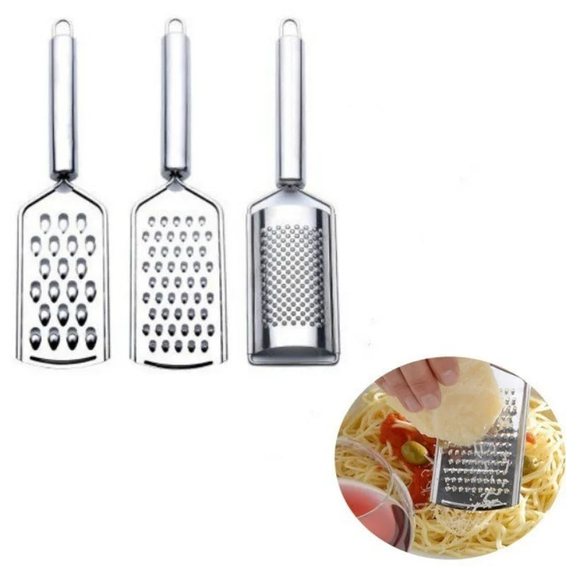 Stainless Steel Handheld Cheese Grater Multi-PurposeKitchen Food Graters for Chocolate Butter Fruit Vegetable Kitchen Items